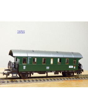 FLEISCHMANN 1554, voiture  2 Kl. type  Blwe  Donnerbuchsen   DB  neuf   BO 