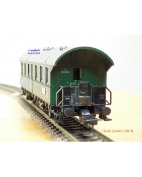 FLEISCHMANN 1554, voiture  2 Kl. type  Blwe  Donnerbuchsen   DB  neuf   BO 