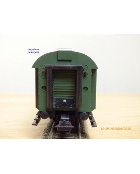 FLEISCHMANN 1407, voiture à 3 essieux de 2 Kl.  type B3yge   DB BO