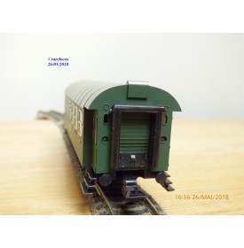 FLEISCHMANN 1407, voiture à 3 essieux de 2 Kl.  type B3yge   DB BO