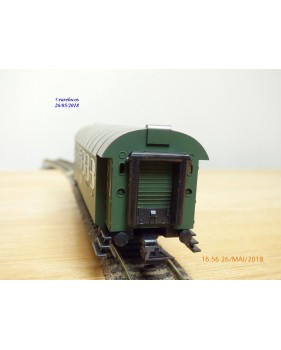 FLEISCHMANN 1407, voiture à 3 essieux de 2 Kl.  type B3yge   DB BO