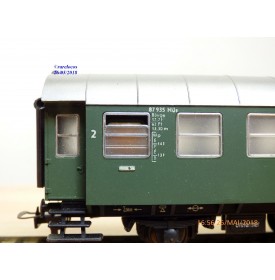 FLEISCHMANN 1407, voiture à 3 essieux de 2 Kl.  type B3yge   DB BO