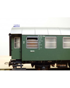 FLEISCHMANN 1407, voiture à 3 essieux de 2 Kl.  type B3yge   DB BO