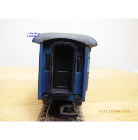 RIVAROSSI  Collesionisti   V ABZ,   voiture grandes lignes mixte de 1 ère et 2 ème classe    type ABz  bleue   FS     BO