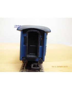 RIVAROSSI  Collesionisti   V ABZ,   voiture grandes lignes mixte de 1 ère et 2 ème classe    type ABz  bleue   FS     BO