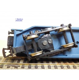 RIVAROSSI  Collesionisti   V ABZ,   voiture grandes lignes mixte de 1 ère et 2 ème classe    type ABz  bleue   FS     BO