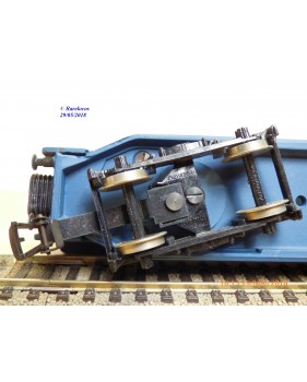 RIVAROSSI  Collesionisti   V ABZ,   voiture grandes lignes mixte de 1 ère et 2 ème classe    type ABz  bleue   FS     BO