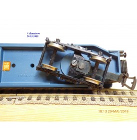 RIVAROSSI  Collesionisti   V ABZ,   voiture grandes lignes mixte de 1 ère et 2 ème classe    type ABz  bleue   FS     BO