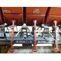 RIVAROSSI / TRIX ancien 2409,  wagon plat chargé de 4 conteneurs trémie type F-v 51   DB    BO