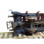 RIVAROSSI / TRIX ancien 2409,  wagon plat chargé de 4 conteneurs trémie type F-v 51   DB    BO