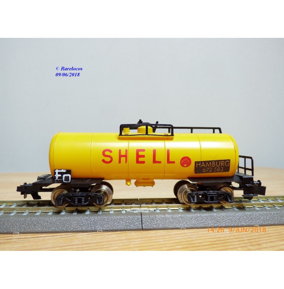 ROKAL 00304  wagon citerne à bogies SHELL DB DB BO