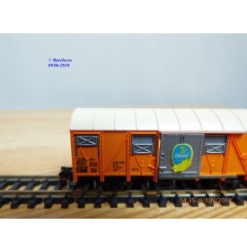FLEISCHMANN  8331,  wagon couvert réfrigérant  transport de bananes CHIQUITA   BO   N