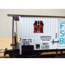 LILIPUT 249, wagon pour transport de bière FELDSCHLOSSCHEN  bière    SBB      BO