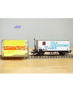 LILIPUT 249, wagon pour transport de bière FELDSCHLOSSCHEN  bière    SBB      BO