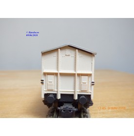 POCHER 306 / 2, rare wagon couvert type F i  FS   BO