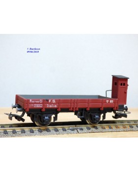 RIVAROSSI  2006,  wagon plat  à guérite  type  P  FS