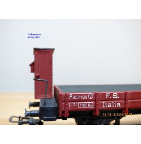 RIVAROSSI  2006,  wagon plat  à guérite  type  P  FS