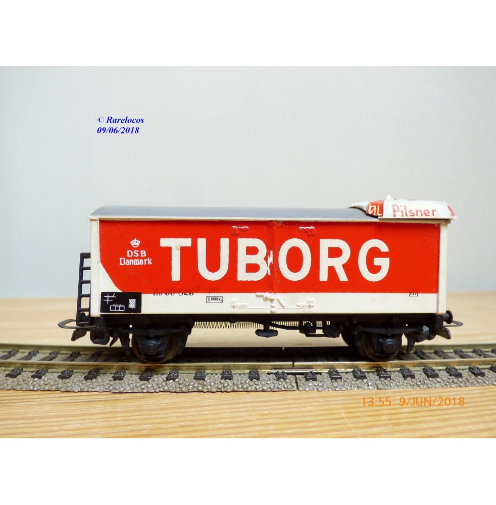 POCHER 326 / 2F,  wagon réfrigérant type ZB Tuborg DSB   