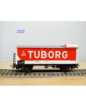 POCHER 326 / 2F,  wagon réfrigérant type ZB Tuborg DSB   