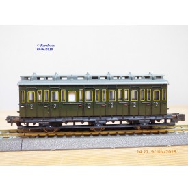 ROKAL D 1231 / 01282, voiture ancienne à 3 essieux  2 Kl. DB   BO
