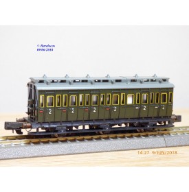 ROKAL D1204 voiture à 2 étages 2/3 Kl. DB BO