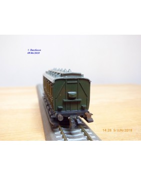 ROKAL D 1231 / 01282, voiture ancienne à 3 essieux  2 Kl. DB   BO