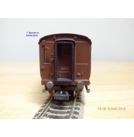 RIVAROSSI  2507, voiture à portières latérales mixte 1/2  Cl. type ABz  N° : 58408  FS   BO