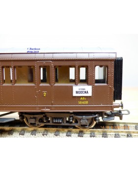 RIVAROSSI  2507, voiture à portières latérales mixte 1/2  Cl. type ABz  N° : 58408  FS   BO