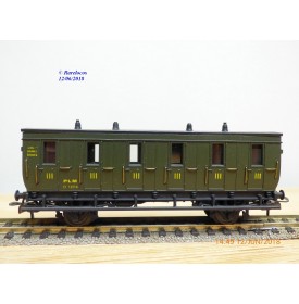   MMM RG  2235, voiture ancienne 3 ème classe  Dames seules  type C 6    N°: 13014  PLM   