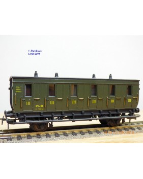 ELEC TRAINS  4E3 , voiture ancienne type C6 N°: 3104  EST Neuf BO