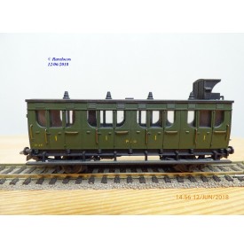 MM RG 29F , voiture ancienne à guérite 1 ère  classe  type A4   N°: 621  PO  neuf BO   