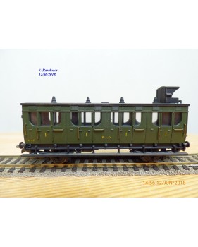 MM RG 29F , voiture ancienne à guérite 1 ère  classe  type A4   N°: 621  PO  neuf BO   