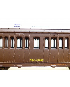RIVAROSSI  2505, voiture ancienne à portière latérale type Ciy  2 Cl.  FS   neuf  BO
