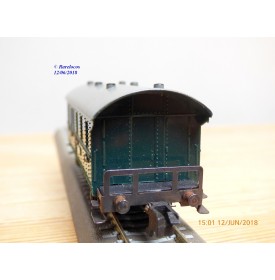 ROKAL D 1209, voiture ancienne à  essieux  2/3  Kl. type  BCi  DB   