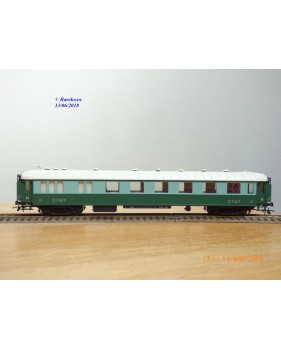 France Trains  233,  voiture salon  avec cuisines Transatlantique  type  B2  2 Cl. ETAT 