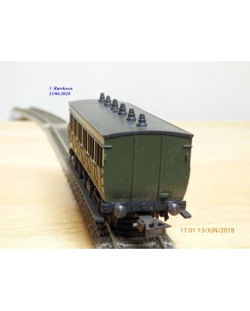 ELEC TRAINS  4E3 , voiture ancienne type C6 N°: 3104  EST Neuf BO