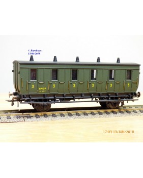 ELEC TRAINS  4E3 , voiture ancienne type C6 N°: 3104  EST Neuf BO