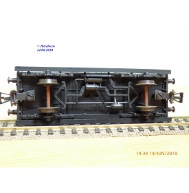 MMM-RG ???, voiture ancienne à 2 essieux de 3ème classe avec compartiment dames seules  type C6  ° 3014  EST 