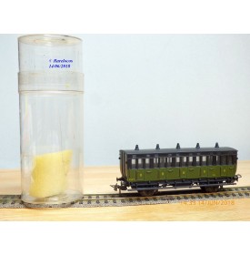 MMM-RG ???, voiture ancienne à 2 essieux de 3ème classe avec compartiment dames seules  type C6  ° 3014  EST 