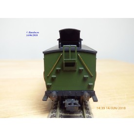 MMM RG / CLAREL ?  32F , voiture ancienne à guérite 1 ère  classe  type A4   N°: 207  ETAT   neuf   BO   