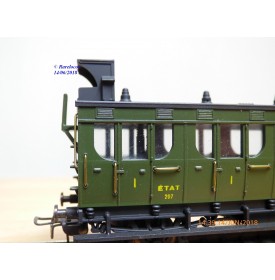 ELEC TRAINS  4E3 , voiture ancienne type C6 N°: 3104  EST Neuf BO