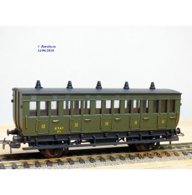 ELEC TRAINS  4E3 , voiture ancienne type C6 N°: 3104  EST Neuf BO