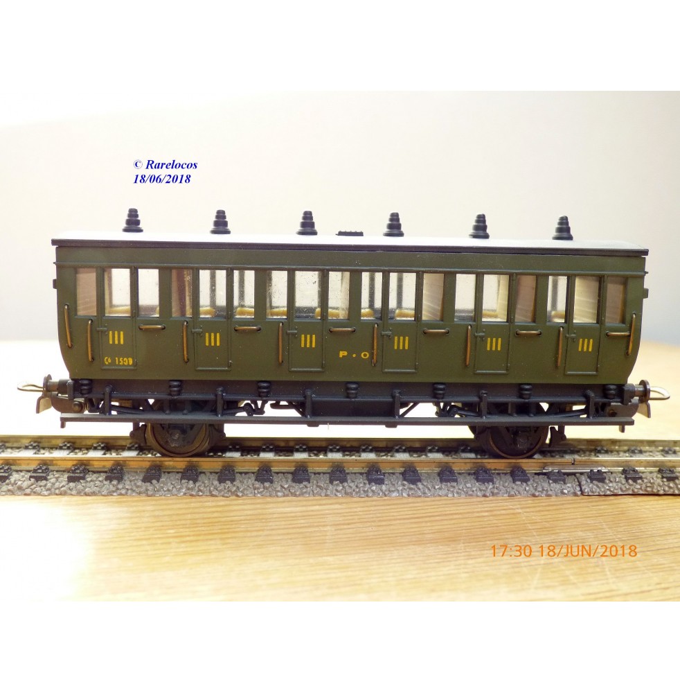ELEC TRAINS  4E3 , voiture ancienne type C6 N°: 3104  EST Neuf BO