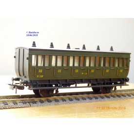 ELEC TRAINS  4E3 , voiture ancienne type C6 N°: 3104  EST Neuf BO