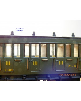 ELEC TRAINS  4E3 , voiture ancienne type C6 N°: 3104  EST Neuf BO
