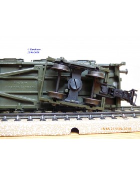 Märklin PostMuseum 1995 84668 / 95701 / 63-06, wagon plat à bogies type SSlmas 53 + camion MAN Deutsche Post  DB  neuf  BO. 