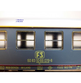 FLEISCHMANN 5142, voiture grandes lignes de 1 ère classe  grise   type Az     FS    neuf   BO