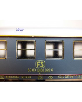FLEISCHMANN 5142, voiture grandes lignes de 1 ère classe  grise   type Az     FS    neuf   BO