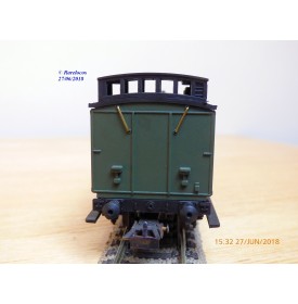 MMM-RG ???, voiture ancienne à 2 essieux de 3ème classe avec compartiment dames seules  type C6  ° 3014  EST 