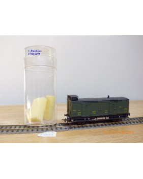 MMM-RG ???, voiture ancienne à 2 essieux de 3ème classe avec compartiment dames seules  type C6  ° 3014  EST 